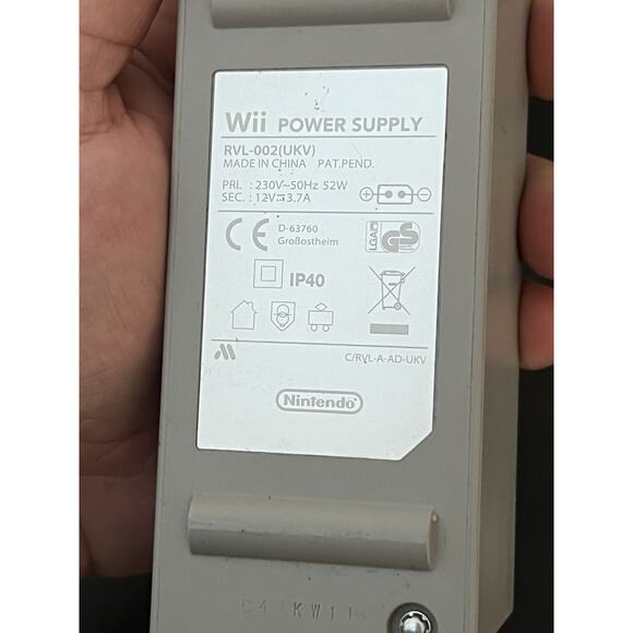 Nintendo Wii PAL Console Unit Tested Working Sensor Bar Cables, No Controller - Picture 8 of 8